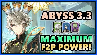 3x Crowned Full F2P Alhaitham DELETES Abyss 3.3.