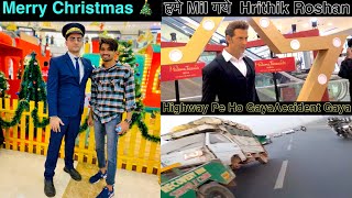 Christmas Celebrate DLF Mall of India | meet Hrithik Roshan || Aakib shaikh￼￼