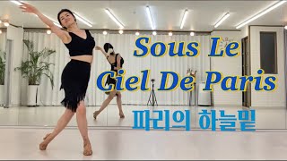 Sous le Ciel de Paris linedance l Demo l Improver l Under Paris Skiesㅣ Pomplamoose l #파리의하늘밑#인천라인댄스