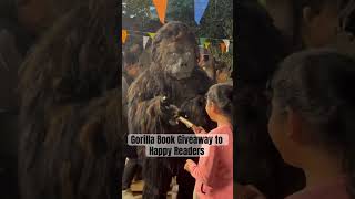 Book Giveaway #bookfair2024 #gorilla #kidsvideo #kids #reader #reading #shorts #jabalpur #happy