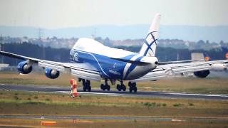 Heavy Air Bridge Cargo Boeing 747 Landing at Frankfurt