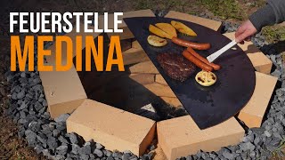 Feuerstelle Medina | Feuerstelle aus Schamotte für den Garten