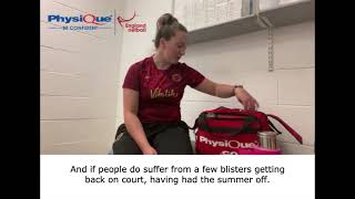 What's In My Bag: Senior Physio for England Netball