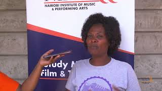 Beautiful lady from Githurai comments on her first theatre experience at CDF hall.