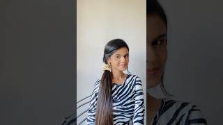 Try this side ponytail ✅ #sideponytail #shortsvideo #explore #hairtutorial #explore #shortsyoutube