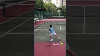 bagel complete 🥯 click below to watch the full match #tennis #tennisshorts #tennismatch #shorts