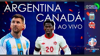 ARGENTINA 2X0 CANADÁ - NARRAÇÃO FUTEBOL ILIMITADO (ÁUDIO) - AO VIVO