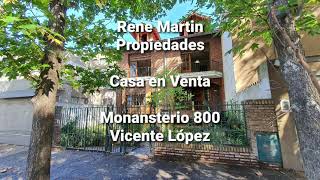 Rene Martin Propiedades - VENTA - Casa en lo más exclusivo de Vicente López. Lote increíble!