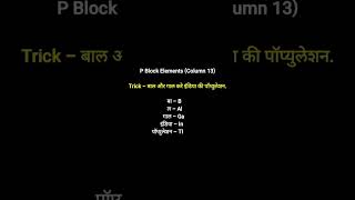 periodic table याद करने की Trick most important gk trick for exam #learn #education #gk #facts #mpsc