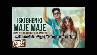 Iski Bhen Ki Maje Maje (Official) | Rod Pe Kothi Ho | Preet Sandhu, Nisha | New Haryanvi Song 2024