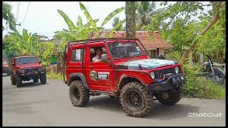 mobil 4X4 beraksi di Gombong.