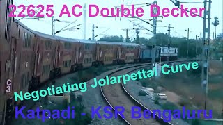 MGR Chennai Central KSR Bengaluru Double Decker - Part 2 Katpadi KSR Bengaluru