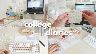 college diaries 📑 new semester! | thesis, org work, note-taking 🍃 engineering student