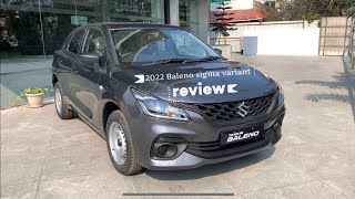 2022 baleno sigma variant(Basic model) real life review