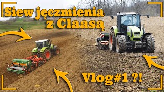 🚜Wielki powrót Claasa😱Vlog#1?!✅Siew jęczmienia z Claasą🚜🌱Gr.Pranczk☆