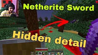 Netherite sword on tree hidden detail// Himlans S4 Ep10