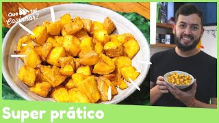 BATATA BAROA / MANDIOQUINHA FRITA NA AIRFRYER super prático