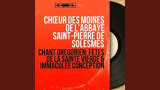 Immaculée conception: Séquence. Ave mundi spes in Mode VII