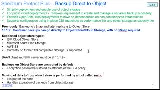 IBM Spectrum Protect Plus 10.1.9 Direct backup to Object Storage – Demo