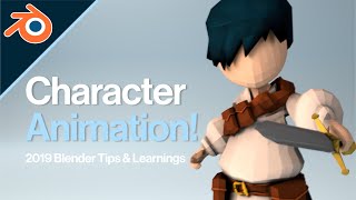 Character Animation | Blender 2019 for Beginners | TheNiceOne 3D Timelapse