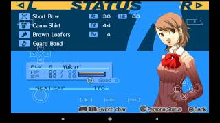 PERSONA 3 PORTABLE-Leon, Yukari&Junpei defeat 3 POWERFUL SHADOWS BOSS in the 5th FLOOR of the TOWER!