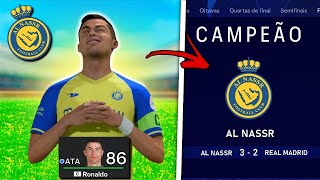 Al Nassr de CR7, GANHA a Champions League? - EA FC 24 Experimento