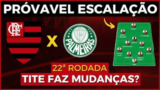 Provável Escalação do Flamengo contra o Palmeiras - 22ªRodada do Campeonato Brasileiro 2024