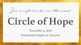 Circle of Hope 2021 - Thank you + Info