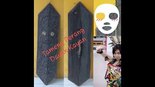 Perisai perang suku Dayak Kayan