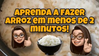 APRENDA A FAZER ARROZ COMIGO EM 2 MINUTOS! por @ClickdaJu