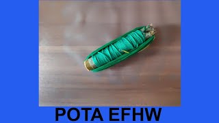 Bau einer #POTA EFHW Antenne für das 10 bis 40 Meterband