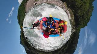 Crazy river rafting adventure shot on GoPro Fusion in Tokushima, Japan.