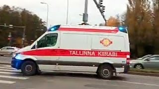 Tallinna kiirabi alarmsõit / Brigade 21 responding in Tallinn