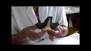 How To Make Shoes - Cover Heel by Leather Tutorial