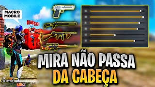 DEPOIS DA ATUALIZAÇÃO 😳🔥 MELHOR SENSIBILIDADE PARA SUBIR CAPA NA NOVA ATUALIZAÇÃO! Free Fire 😳🎯