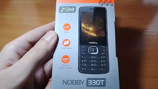 Nobby 330T | 3 Сим карты | Отдельные разговорный и мультимедийный динамики