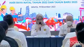 PEMBUKAAN DAN KONFERENSI PERS "POSKO NASIONAL SEKTOR ESDM HARI RAYA NATAL 2022 DAN TAHUN BARU 2023"