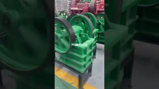 Mini jaw crusher,electric stone crusher with supporting #jawcrusher #huahong #crusher #stonecrushers