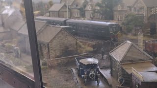 101 running on one of the layouts at the Nottingham transport heritage centre