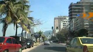 Viajando de carro em Copacabana, Rio de Janeiro