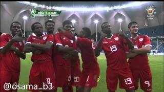 #كأس_الخليج22 - #قطر x #عمان -هدف عمان الاول (رائد ابراهيم) (د24)