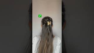 Try this style ✅ #hairstyletutorial #clawclips #shortsvideo #explore #ytshortsvideo #hairvlog