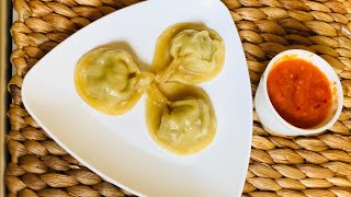 Chicken moms | momos chutney | no using steamer| perfect chicken dumpling