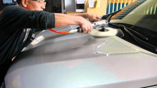 Car Polishing by GPS-304N,GP-830 Air Random Orbital Sander / Air Angle Polisher