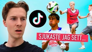 Reagerar på FOTBOLL TIKTOKS! | Sjukaste jag sett