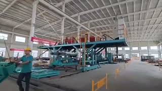 H beam processing line，assemble, weld and straighten three machines