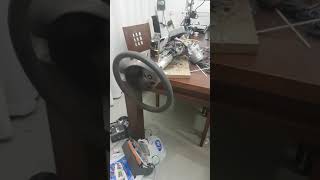 brushless steering wheel rotated by resistor decada.