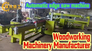 Servo Precision Fully Automatic Trimming Saw Edge Machine for Plywood Veneer Hummingbird machinery