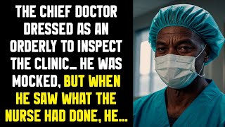 The chief doctor dressed as an orderly to inspect the clinic… He was mocked, but when