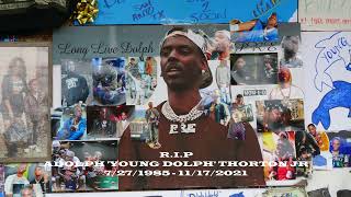 MEMPHIS TN South Memphis Farmers Market to Young Dolph Memorial Makeda's Cookies (Drivers Side)